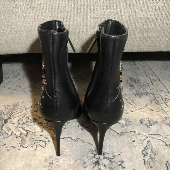 Kurt Geiger Women's Belgravia Pointed Toe Evil Eye High Heel Ankle Boots - Picture 6 of 8